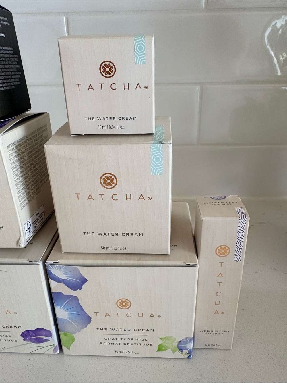 Tatcha SkinCare Lot Dewy Silk Cream Moisturizer Boxes EMPTY Bundle - Picture 4 of 5